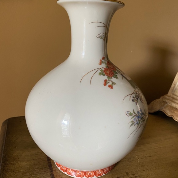 Japanese Shibata Peacock vase - Picture 8 of 9